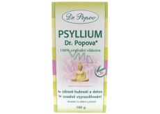 Dr. Popov Psyllium 100% original, soluble fiber supports fat metabolism, induces a feeling of satiety 100 g