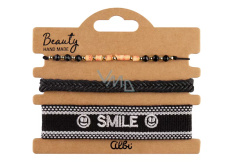 Albi Smile bracelets, adjustable size, set of 3 pieces