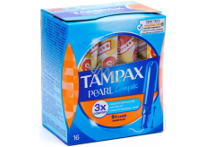 Tampax Compak Pearl Super Plus women's tampons with applicator 16 pieces