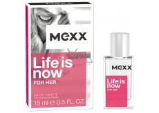 Mexx Life Is Now for Her Eau de Toilette 15 ml