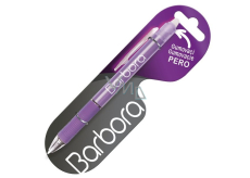 Nekupto Rubber pen with the name Barbora