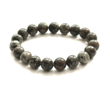 Yooperlit bracelet elastic natural stone, ball 10 mm / 16 - 17cm, stone of truth
