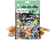 LyoPro haf dried rabbit ears with chicken meat, meat treat for dogs 70 g