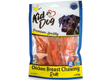 KidDog Chicken Breast Chawing Rolls chicken breast on buffalo stick, soft meat treat for dogs 250 g