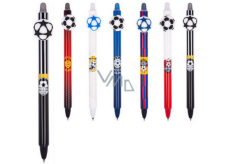 Colorino Ballpoint pen Football black, blue refill 0,5 mm