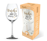 Nekupto It's Time for Wine Glass with Print Grandma, Our Guardian Angel 440 ml