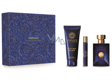 Versace Dylan Blue pour Homme Eau de Toilette 100 ml + Shower Gel 150 ml + Eau de Toilette 10 ml, gift set for men