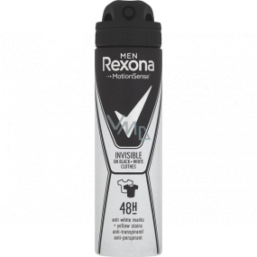 Rexona Men Invisible on + White antiperspirant deodorant spray for men 150 ml - VMD - drogerie