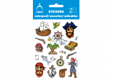 Arch Waterproof decorative stickers Pirates 9.5 x 6.5 cm