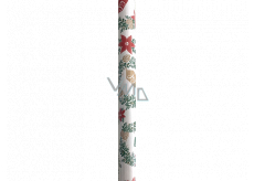 Nekupto Gift wrapping paper Christmas 70 x 200 cm White poinsettia