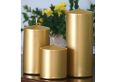 Lima Metal Series Candle Gold Cylinder 60 x 120 mm 1 Piece