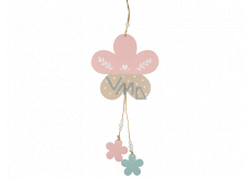 Wooden flower for hanging 30 cm