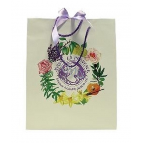 Jeanne en Provence Gift paper bag 14 x 19 cm white with logo