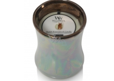 WoodWick Floral Nights Fig Leaf & Tuberose - Fig Leaf and Tuberose scented candle with wooden wick and lid glass small 85 g Limited 2019