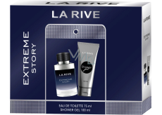 La Rive Extreme Story eau de toilette 100 ml + shower gel 100 ml, gift set for men