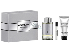 Montblanc Explorer Platinum Eau de Parfum for Men 100 ml + Shower Gel 100 ml + Eau de Parfum 7.5 ml Mini, Gift Set