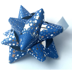 Nekupto Starfish medium luxury Blue 6,5 cm