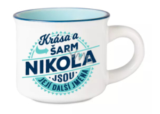 Albi Espresso Mug Nikola - Beauty and Charm, are her other names 45 ml