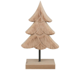 Wooden tree for standing natural 12 x 20 cm