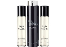 Chanel Bleu de Chanel perfumed water for men 3 x 20 ml complete, set