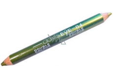 Princessa Davis Eye Double Color eyeshadow in pencil 04 light green and dark green 6 g