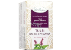 Dr. Popov Tulsi Holy Basil Herbal Tea supports vitality, respiratory immunity, and also contributes to stress management 20 x 1.5 g