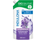 Indulona Lavender antibacterial liquid soap refill 500 ml