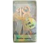 Albi Luxury Bottle Opener 18th Anniversary 9 cm