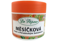 Dr. Popov Marigold ointment with peruvian balm for scars, pressure sores, calluses for tired legs, breathing 50 ml