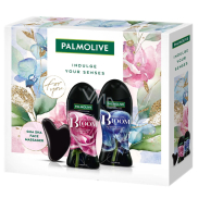 Palmolive Sparkling Bloom Midnight Rose & Iced Peony shower gel 250 ml + Enchanted Orchid & Warm Vanilla shower gel 250 ml + Gua sha facial massage tool, cosmetic set for women