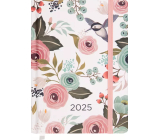 Albi Diary 2025 daily - Roses 16,5 x 12 x 2,5 cm