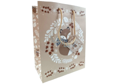 Gift paper bag Christmas WBM 2421 gold CZ/xSK/HU