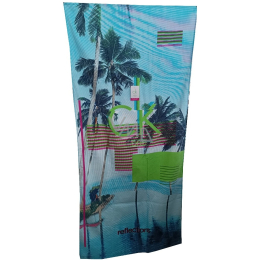 Calvin Klein Large Beach Towel 101 x 177cm (40 x 70 in) in Pool