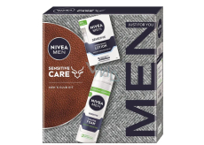 Nivea Men Sensitive Care After Shave 100 ml + Nivea Men Sensitive Shaving Foam 200 ml, cosmetic set for men