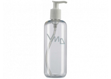 Transparent plastic bottle with a 300 ml dispenser