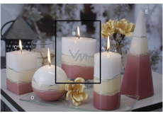 Lima Verona candle old pink ellipse 110 x 125 mm 1 piece