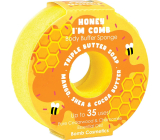 Bomb Cosmetics Honey I´m Comb Donut natural shower massage bath sponge with fragrance 165 g