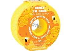 Bomb Cosmetics Honey I´m Comb Donut natural shower massage bath sponge with fragrance 165 g