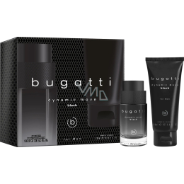 + ml Dynamic drogerie Bugatti - Move VMD eau 100 parfumerie gift men shower set Black - 200 ml, for gel de toilette