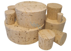 Cork stopper 26 x 22 / 19 mm 1 piece