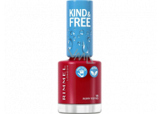 Rimmel London Kind & Free nail polish 156 Poppy Pop Red 8 ml