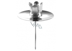 Emocio Metal candlestick for a tree candle with a silver recess 5 cm 1 piece