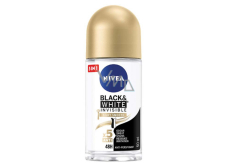 Nivea Invisible Black & White Silky Smooth ball antiperspirant deodorant roll-on for women 50 ml