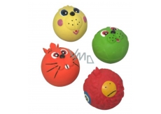 Trixie Latex Ball with Face Animal Toy 6.3 cm