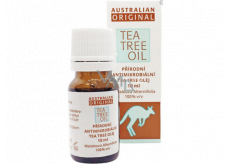 Australian Tea Tree Oil Original 100% Pure Natural Oil Cleanses Skin from Bacteria 10 ml