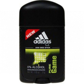 abrazo tolerancia Roble Adidas Pure Game antiperspirant stick deodorant stick for men 51 g - VMD  parfumerie - drogerie