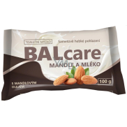 Balcare Mandle a Mléko tuhé toaletní mýdlo 100 g