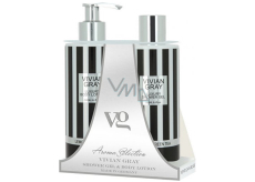 Vivian Gray Lemon & Green Tea luxury body lotion 250 ml + luxury shower gel 250 ml, cosmetic set