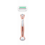 Gillette Venus Sensitive Rose Gold Razor with Metal Handle + 3 Replacement Blades for Women