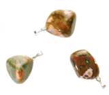 Ryolit Troml pendant natural stone, 2,2-3 cm, 1 piece, stone of clear consciousness